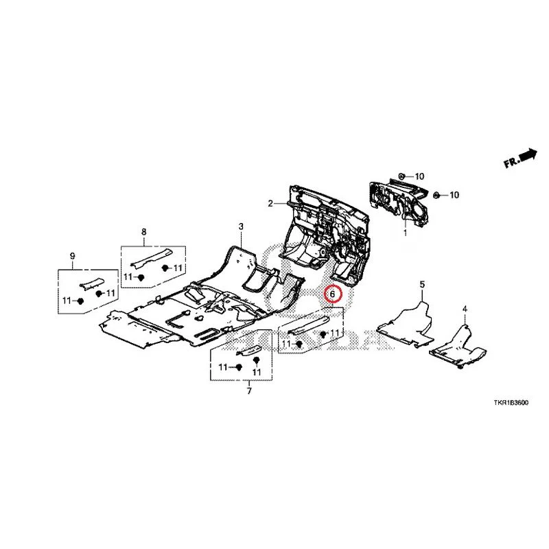 [NEW] JDM HONDA N-WGN JH3 2023 Floor Mat GENUINE OEM - Image 7