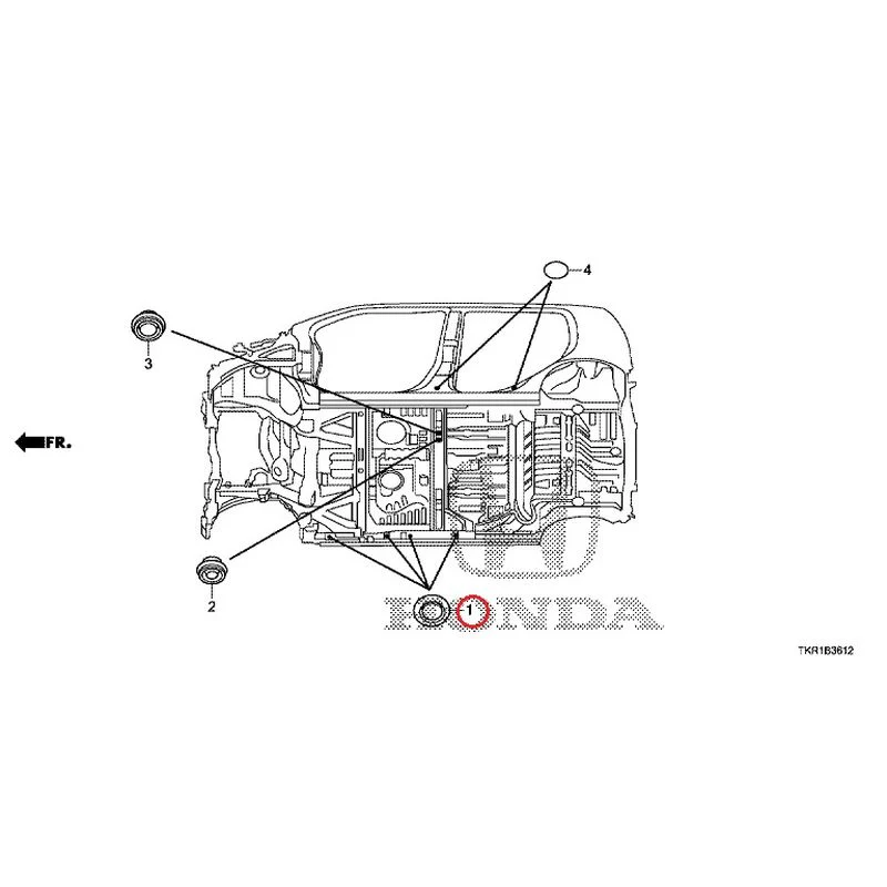 [NEW] JDM HONDA N-WGN JH3 2023 Grommet (Lower) GENUINE OEM - Image 2