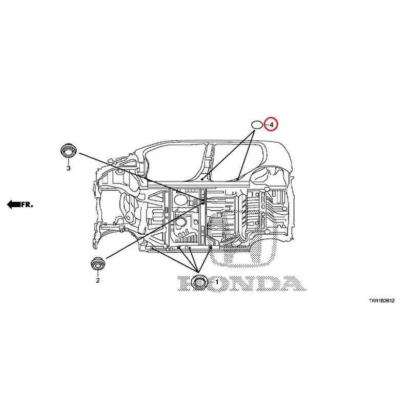 [NEW] JDM HONDA N-WGN JH3 2023 Grommet (Lower) GENUINE OEM - Image 5