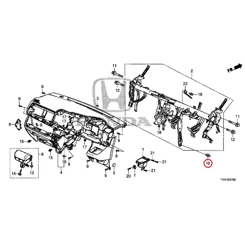 [NEW] JDM HONDA N-WGN JH3 2023 Instrument panel GENUINE OEM - Image 10