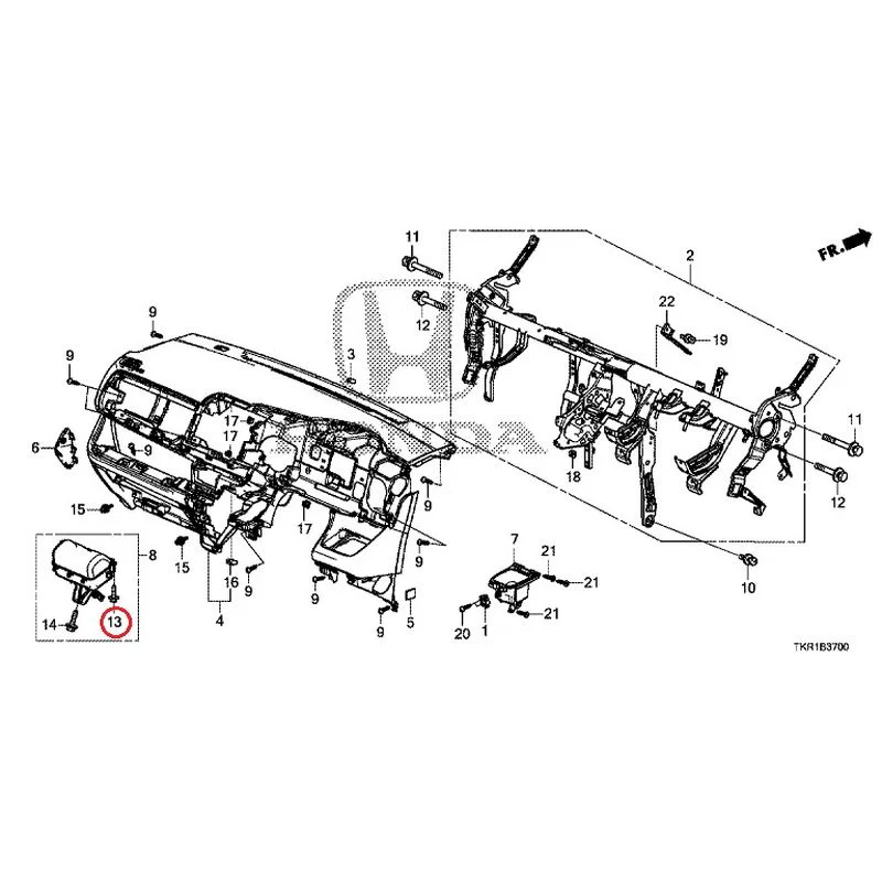 [NEW] JDM HONDA N-WGN JH3 2023 Instrument panel GENUINE OEM - Image 13