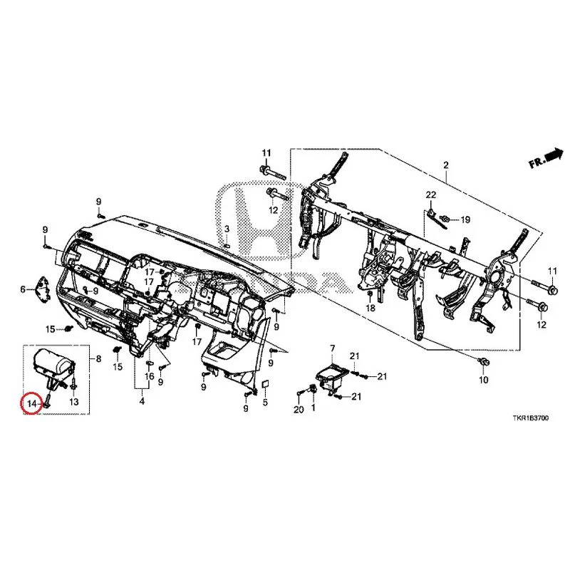[NEW] JDM HONDA N-WGN JH3 2023 Instrument panel GENUINE OEM - Image 14