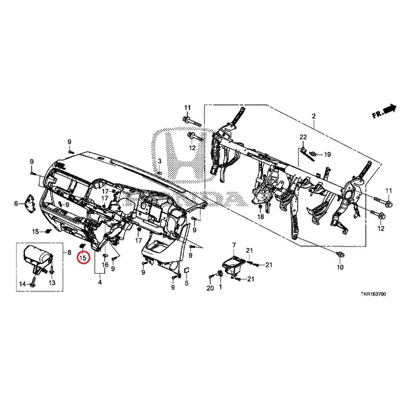 [NEW] JDM HONDA N-WGN JH3 2023 Instrument panel GENUINE OEM - Image 15