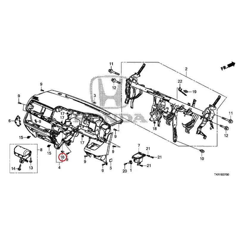 [NEW] JDM HONDA N-WGN JH3 2023 Instrument panel GENUINE OEM - Image 16