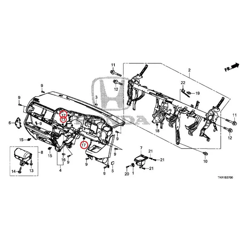 [NEW] JDM HONDA N-WGN JH3 2023 Instrument panel GENUINE OEM - Image 17