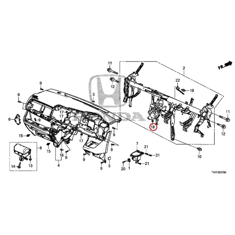 [NEW] JDM HONDA N-WGN JH3 2023 Instrument panel GENUINE OEM - Image 18