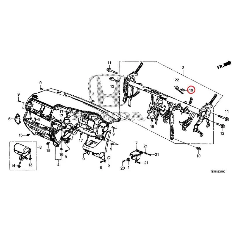 [NEW] JDM HONDA N-WGN JH3 2023 Instrument panel GENUINE OEM - Image 19