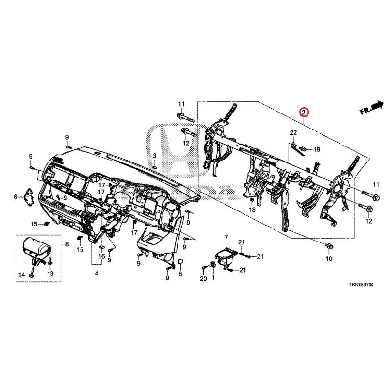 [NEW] JDM HONDA N-WGN JH3 2023 Instrument panel GENUINE OEM - Image 2