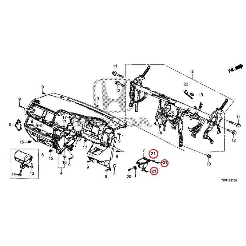 [NEW] JDM HONDA N-WGN JH3 2023 Instrument panel GENUINE OEM - Image 20