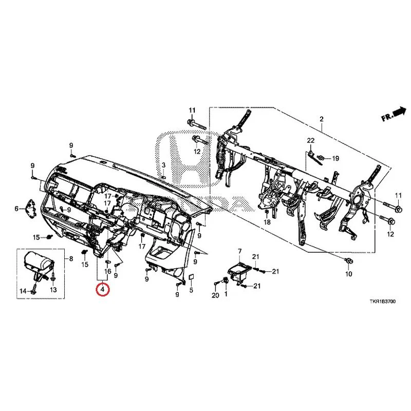[NEW] JDM HONDA N-WGN JH3 2023 Instrument panel GENUINE OEM - Image 4
