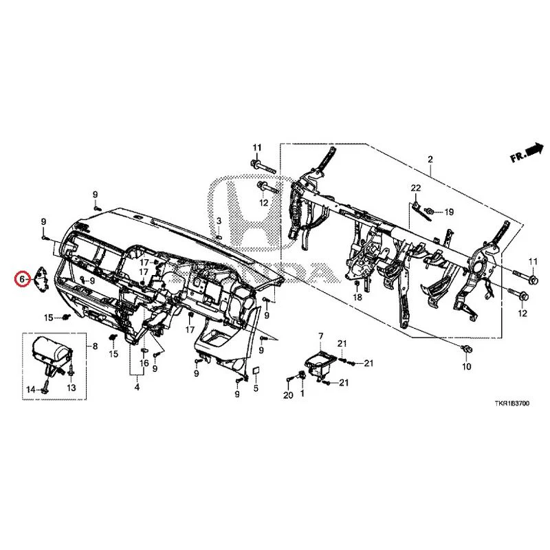 [NEW] JDM HONDA N-WGN JH3 2023 Instrument panel GENUINE OEM - Image 6