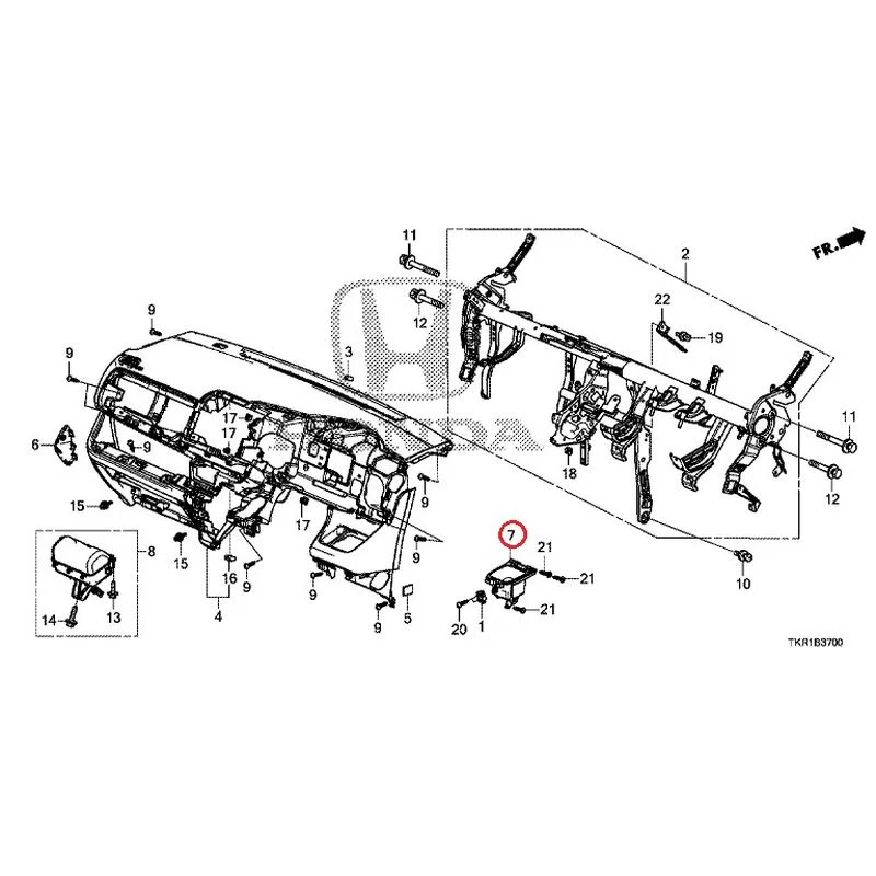 [NEW] JDM HONDA N-WGN JH3 2023 Instrument panel GENUINE OEM - Image 7