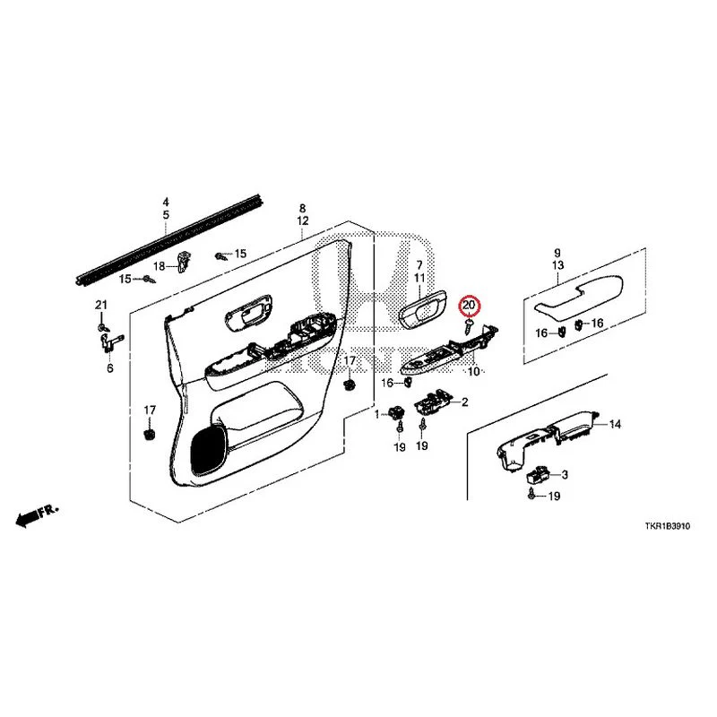 [NEW] JDM HONDA N-WGN JH3 2023 Front Door Lining GENUINE OEM - Image 20