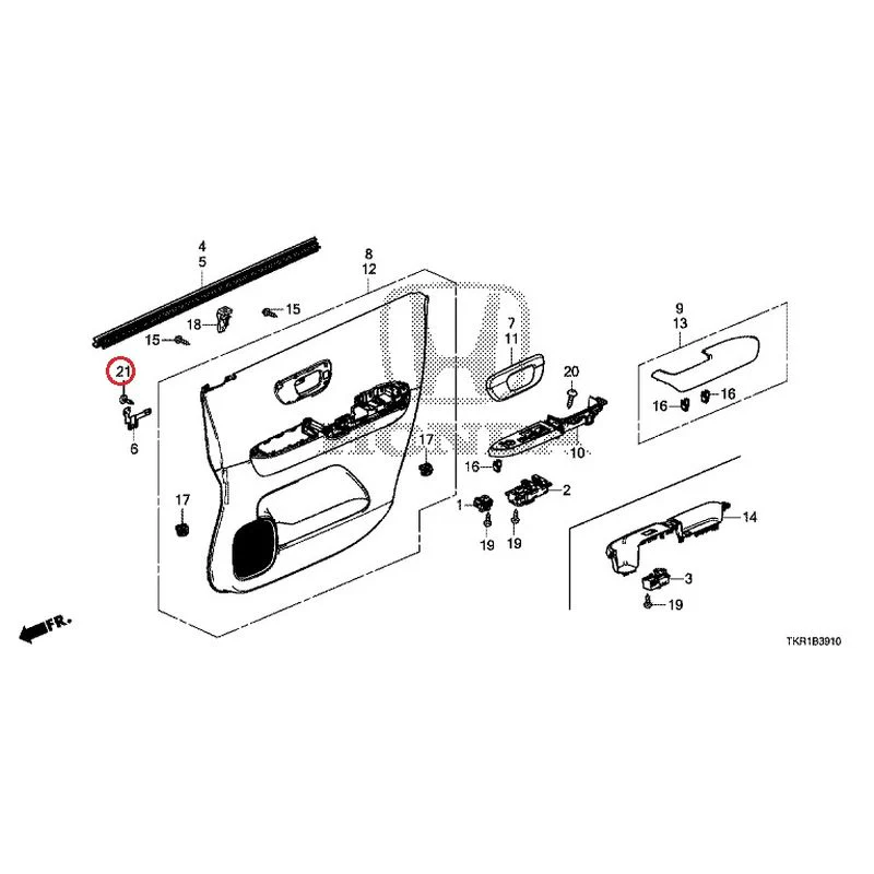 [NEW] JDM HONDA N-WGN JH3 2023 Front Door Lining GENUINE OEM - Image 21