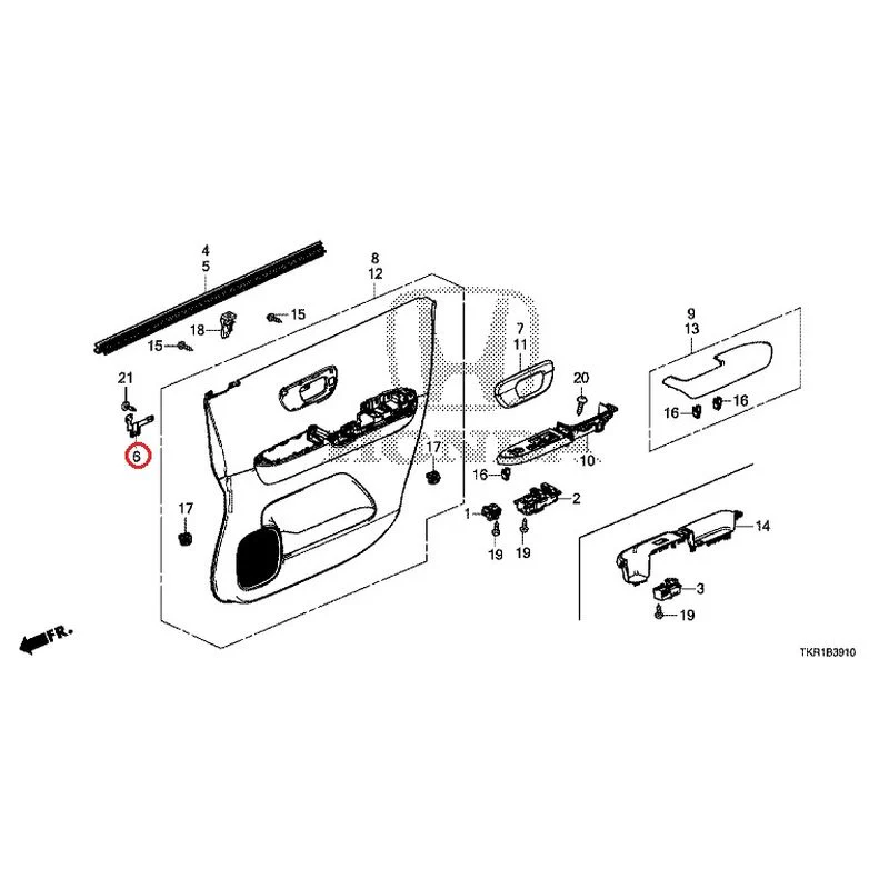 [NEW] JDM HONDA N-WGN JH3 2023 Front Door Lining GENUINE OEM - Image 8