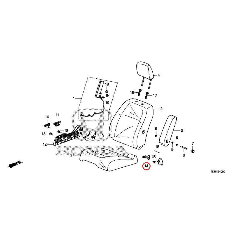 [NEW] JDM HONDA N-WGN JH3 2023 Front seat (R.) (bench) (1) GENUINE OEM - Image 15