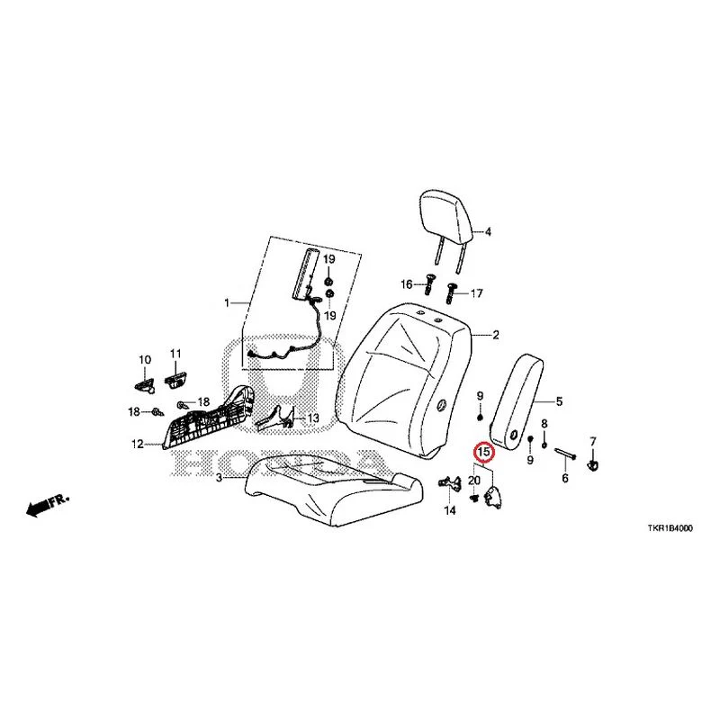 [NEW] JDM HONDA N-WGN JH3 2023 Front seat (R.) (bench) (1) GENUINE OEM - Image 16