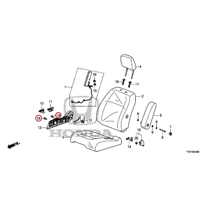 [NEW] JDM HONDA N-WGN JH3 2023 Front seat (R.) (bench) (1) GENUINE OEM - Image 19
