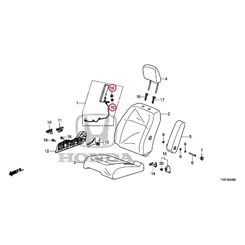 [NEW] JDM HONDA N-WGN JH3 2023 Front seat (R.) (bench) (1) GENUINE OEM - Image 20