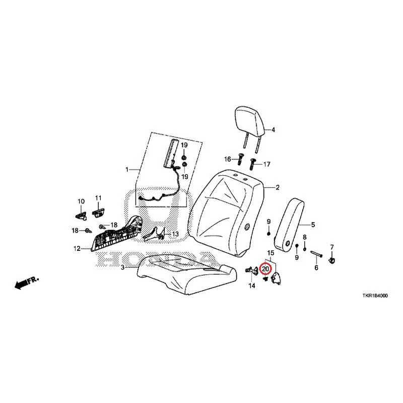 [NEW] JDM HONDA N-WGN JH3 2023 Front seat (R.) (bench) (1) GENUINE OEM - Image 21