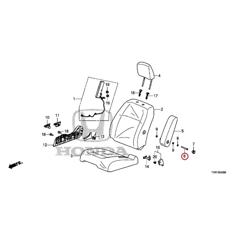 [NEW] JDM HONDA N-WGN JH3 2023 Front seat (R.) (bench) (1) GENUINE OEM - Image 7