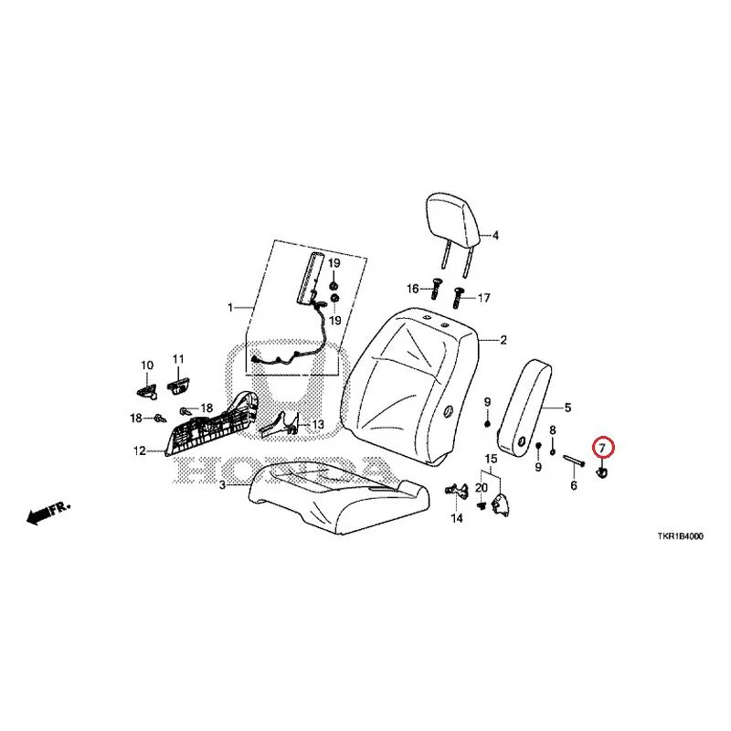 [NEW] JDM HONDA N-WGN JH3 2023 Front seat (R.) (bench) (1) GENUINE OEM - Image 8