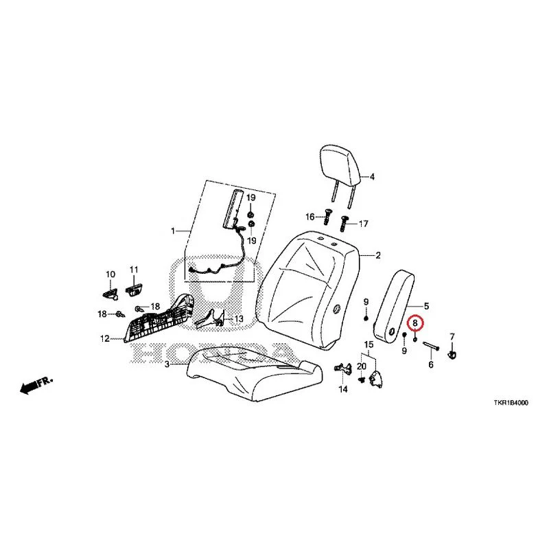 [NEW] JDM HONDA N-WGN JH3 2023 Front seat (R.) (bench) (1) GENUINE OEM - Image 9
