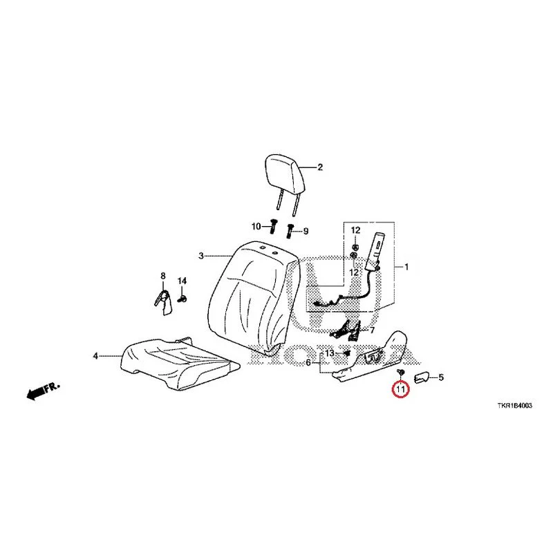 [NEW] JDM HONDA N-WGN JH3 2023 Front seat (L.) (bench) (1) GENUINE OEM - Image 12
