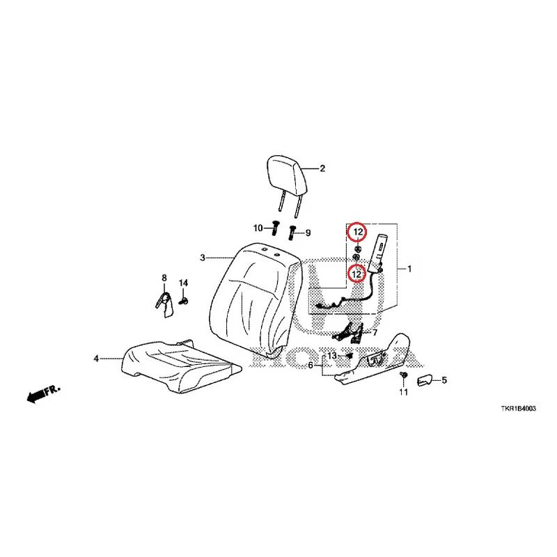 [NEW] JDM HONDA N-WGN JH3 2023 Front seat (L.) (bench) (1) GENUINE OEM - Image 13