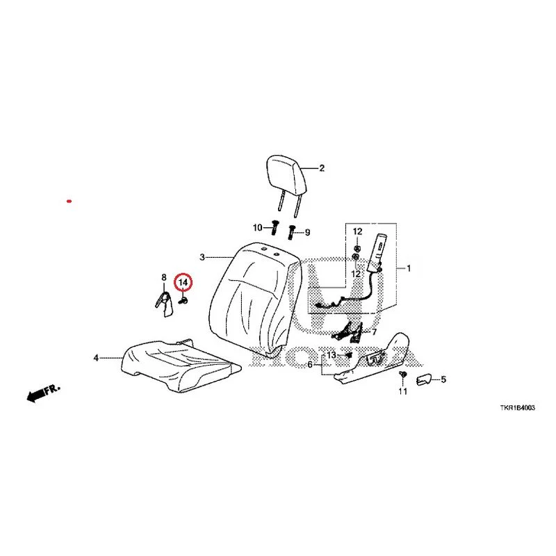 [NEW] JDM HONDA N-WGN JH3 2023 Front seat (L.) (bench) (1) GENUINE OEM - Image 15