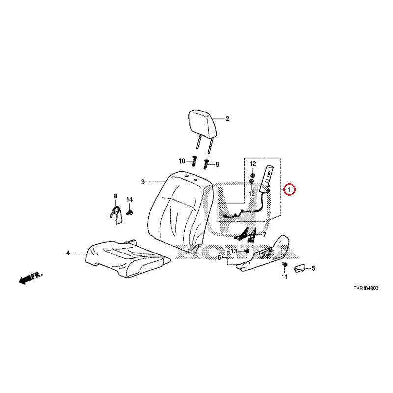 [NEW] JDM HONDA N-WGN JH3 2023 Front seat (L.) (bench) (1) GENUINE OEM - Image 2