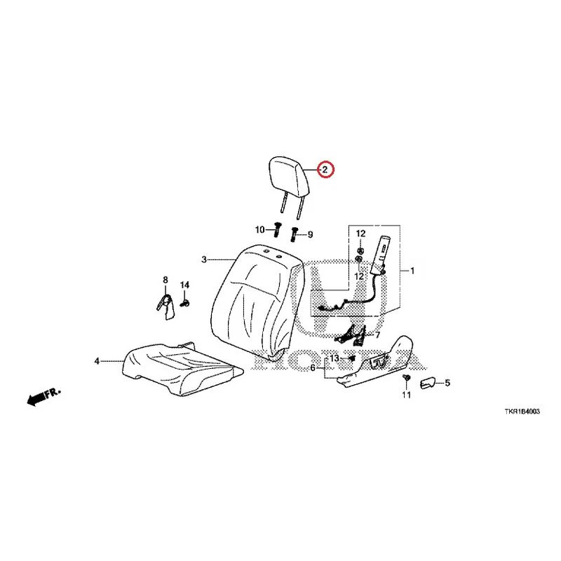 [NEW] JDM HONDA N-WGN JH3 2023 Front seat (L.) (bench) (1) GENUINE OEM - Image 3