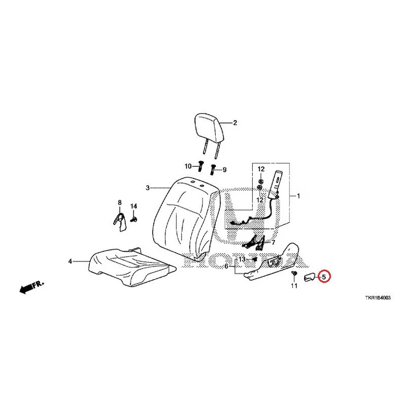 [NEW] JDM HONDA N-WGN JH3 2023 Front seat (L.) (bench) (1) GENUINE OEM - Image 6