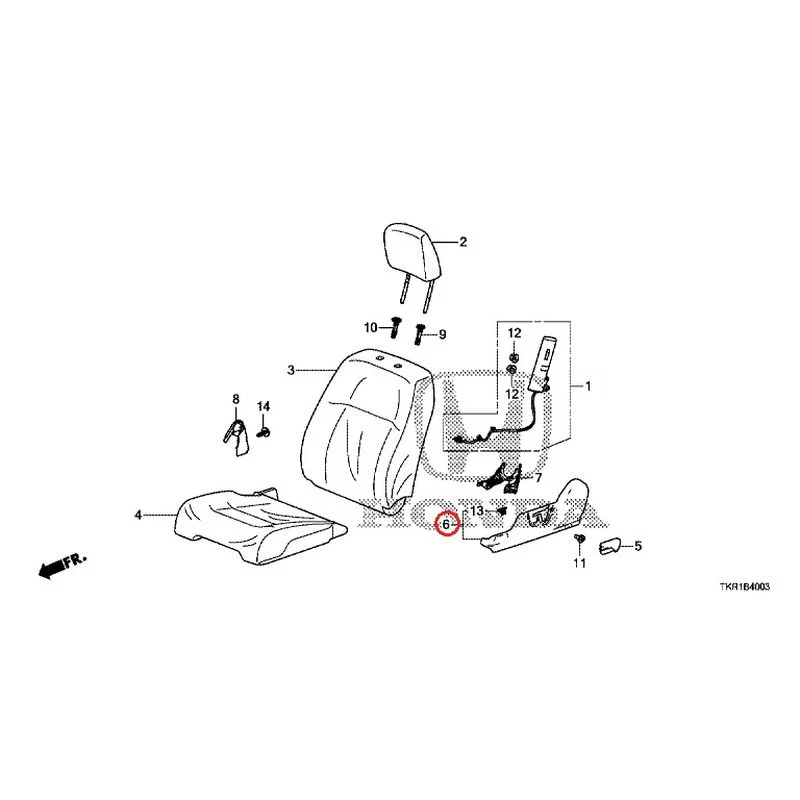 [NEW] JDM HONDA N-WGN JH3 2023 Front seat (L.) (bench) (1) GENUINE OEM - Image 7