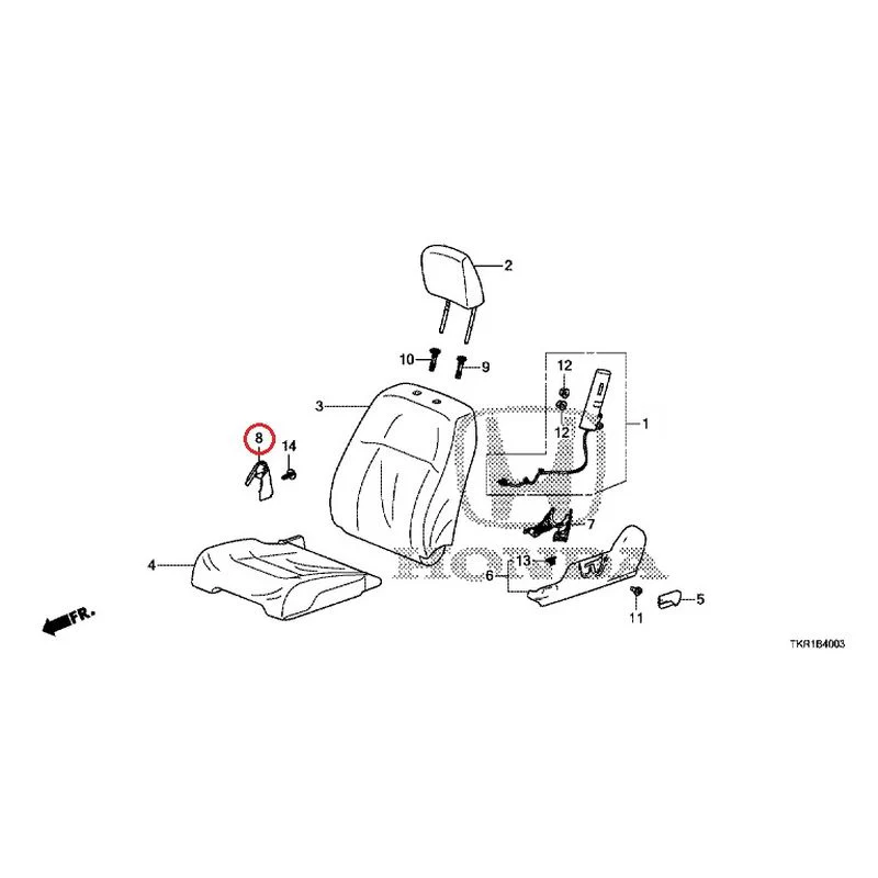 [NEW] JDM HONDA N-WGN JH3 2023 Front seat (L.) (bench) (1) GENUINE OEM - Image 9