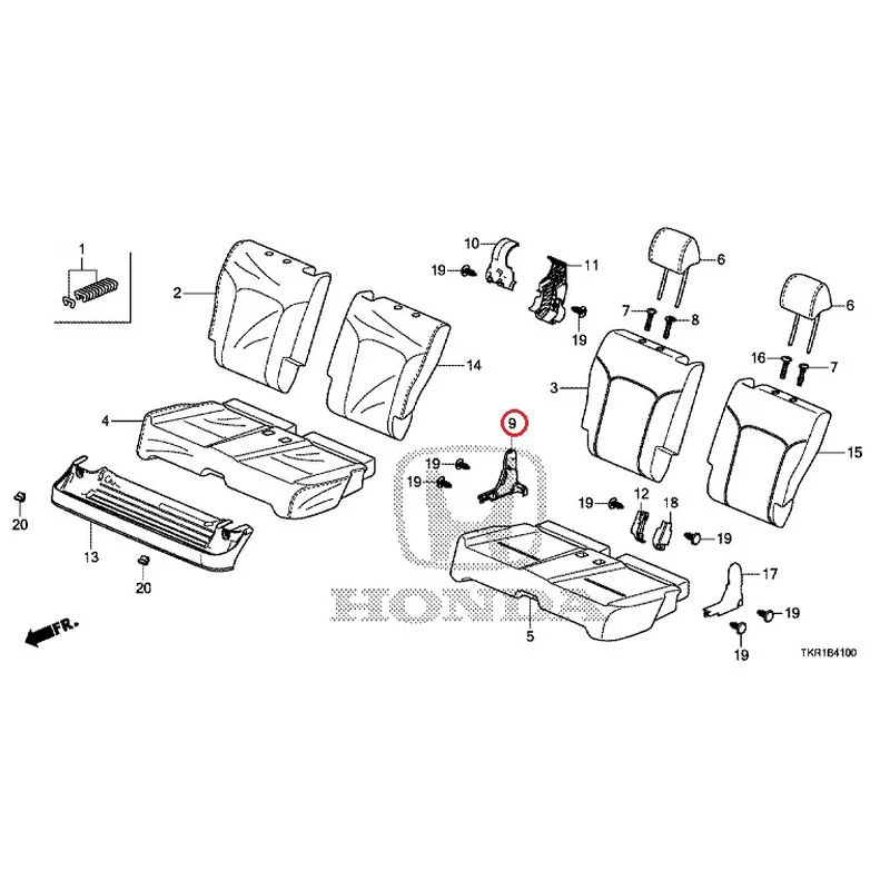 [NEW] JDM HONDA N-WGN JH3 2023 Rear Seat GENUINE OEM - Image 10