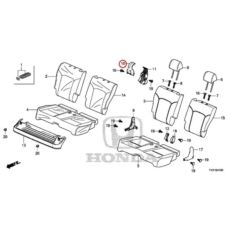 [NEW] JDM HONDA N-WGN JH3 2023 Rear Seat GENUINE OEM - Image 11