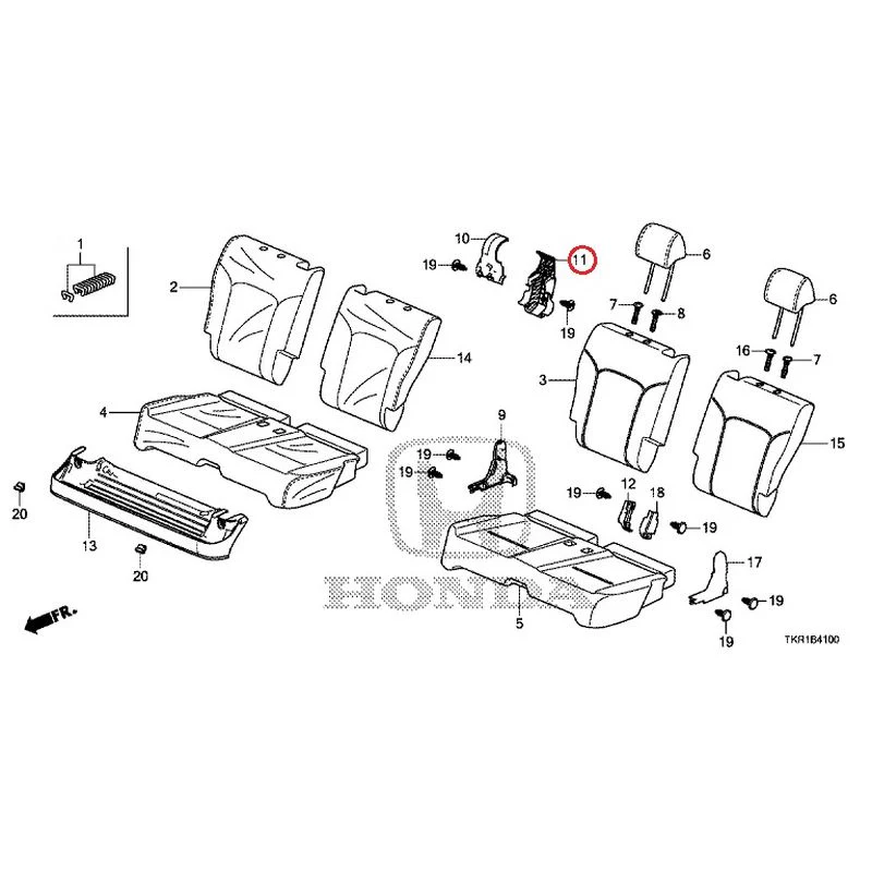 [NEW] JDM HONDA N-WGN JH3 2023 Rear Seat GENUINE OEM - Image 12