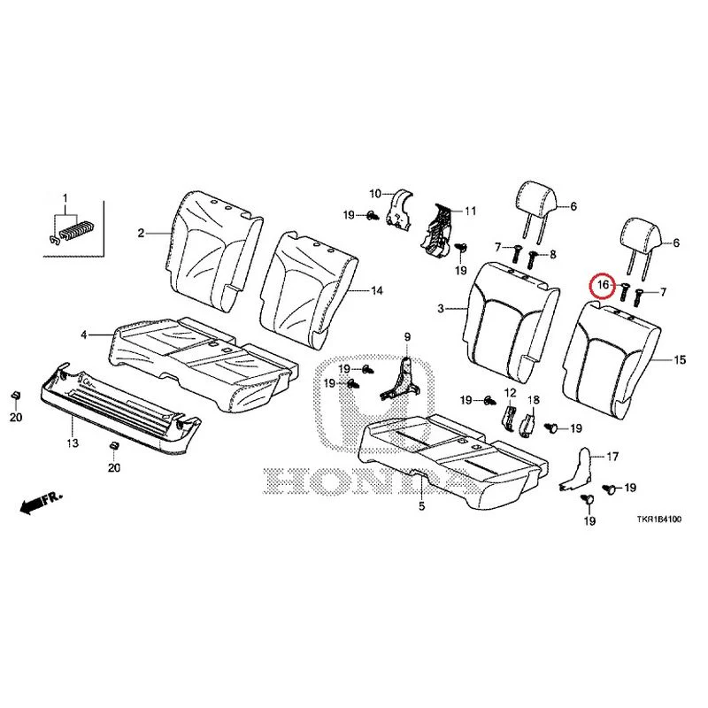 [NEW] JDM HONDA N-WGN JH3 2023 Rear Seat GENUINE OEM - Image 17