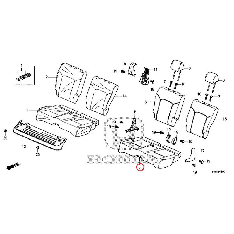 [NEW] JDM HONDA N-WGN JH3 2023 Rear Seat GENUINE OEM - Image 6