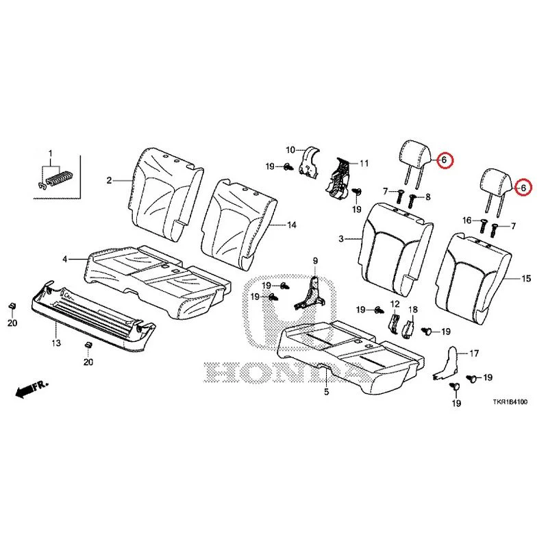 [NEW] JDM HONDA N-WGN JH3 2023 Rear Seat GENUINE OEM - Image 7