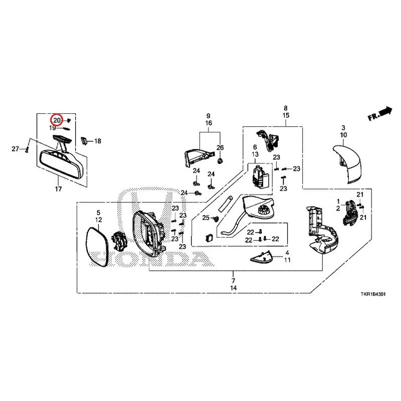 [NEW] JDM HONDA N-WGN JH3 2023 Mirrors (2) GENUINE OEM - Image 31
