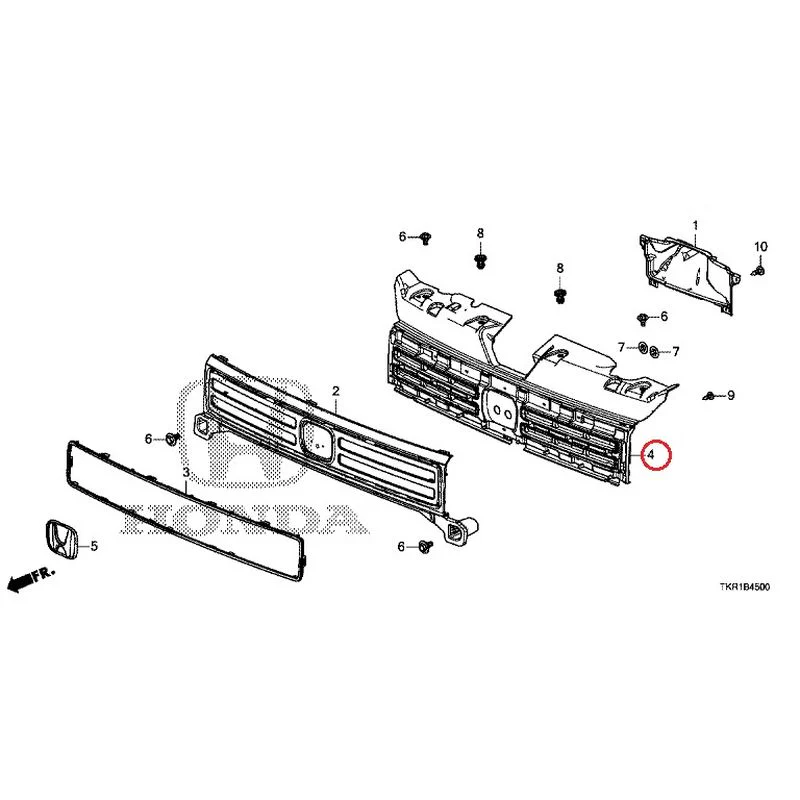[NEW] JDM HONDA N-WGN JH3 2023 Front Grille (1) GENUINE OEM - Image 4