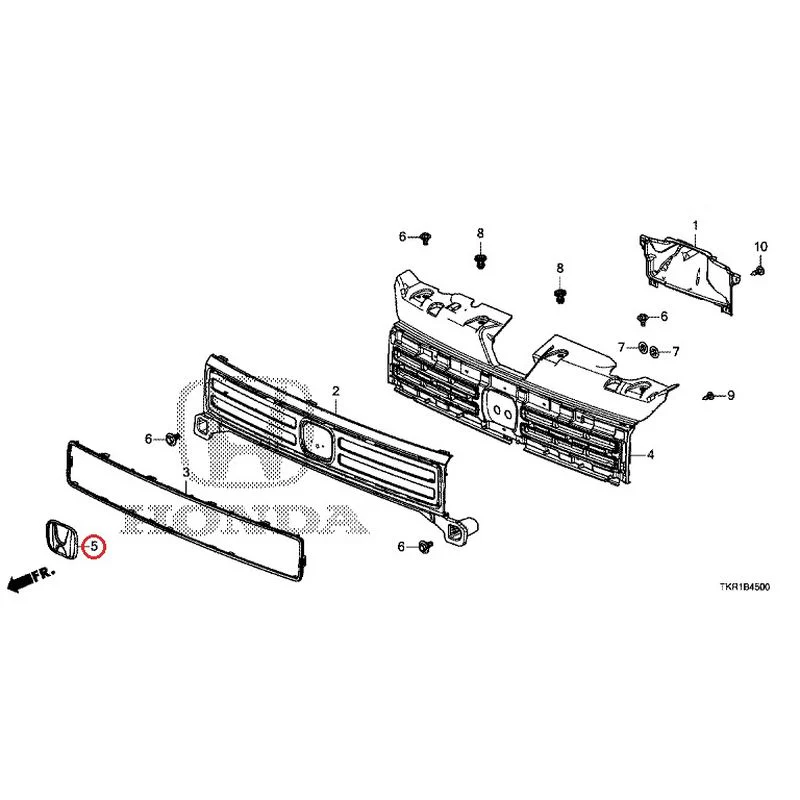 [NEW] JDM HONDA N-WGN JH3 2023 Front Grille (1) GENUINE OEM - Image 5