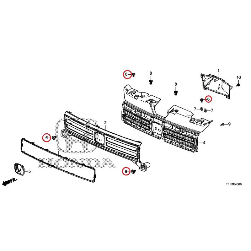 [NEW] JDM HONDA N-WGN JH3 2023 Front Grille (1) GENUINE OEM - Image 6
