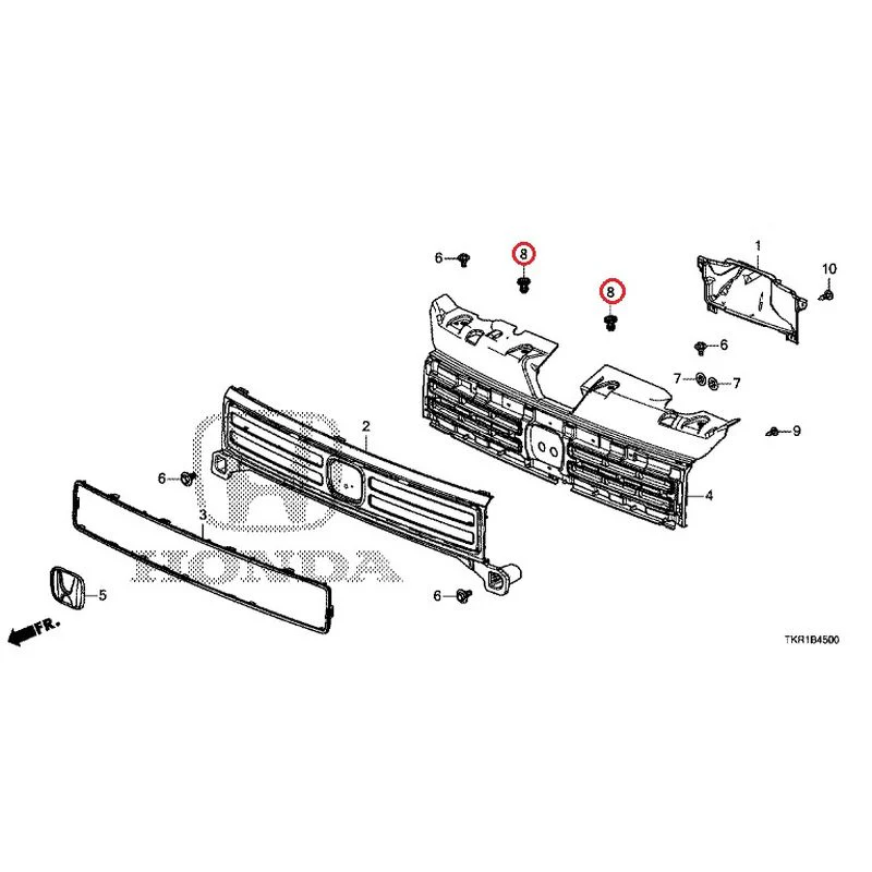 [NEW] JDM HONDA N-WGN JH3 2023 Front Grille (1) GENUINE OEM - Image 8