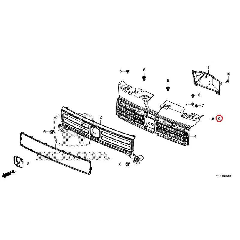 [NEW] JDM HONDA N-WGN JH3 2023 Front Grille (1) GENUINE OEM - Image 9