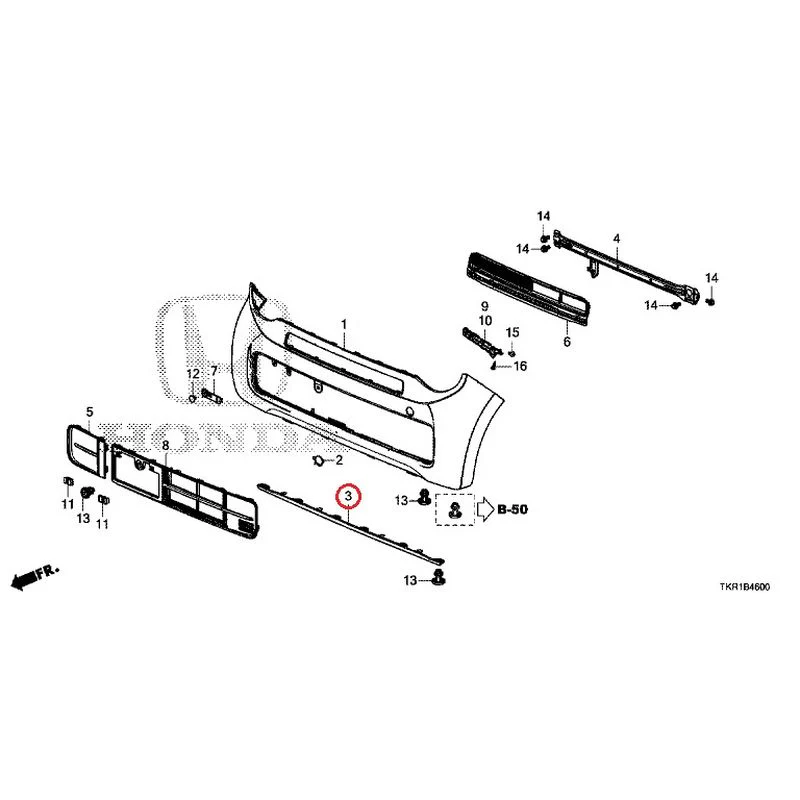 [NEW] JDM HONDA N-WGN JH3 2023 Front Bumper (1) GENUINE OEM - Image 14