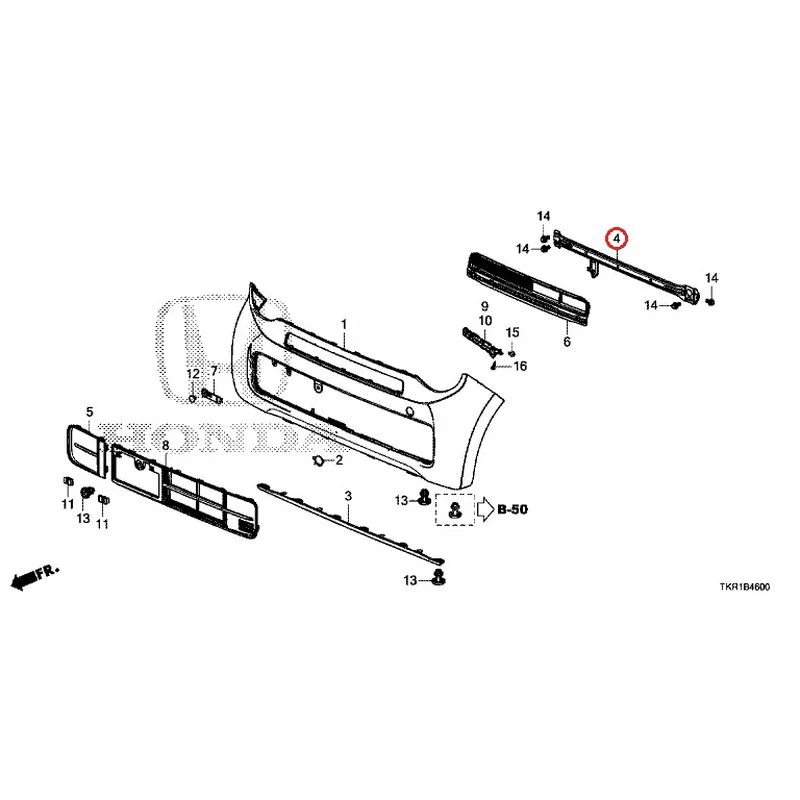 [NEW] JDM HONDA N-WGN JH3 2023 Front Bumper (1) GENUINE OEM - Image 15