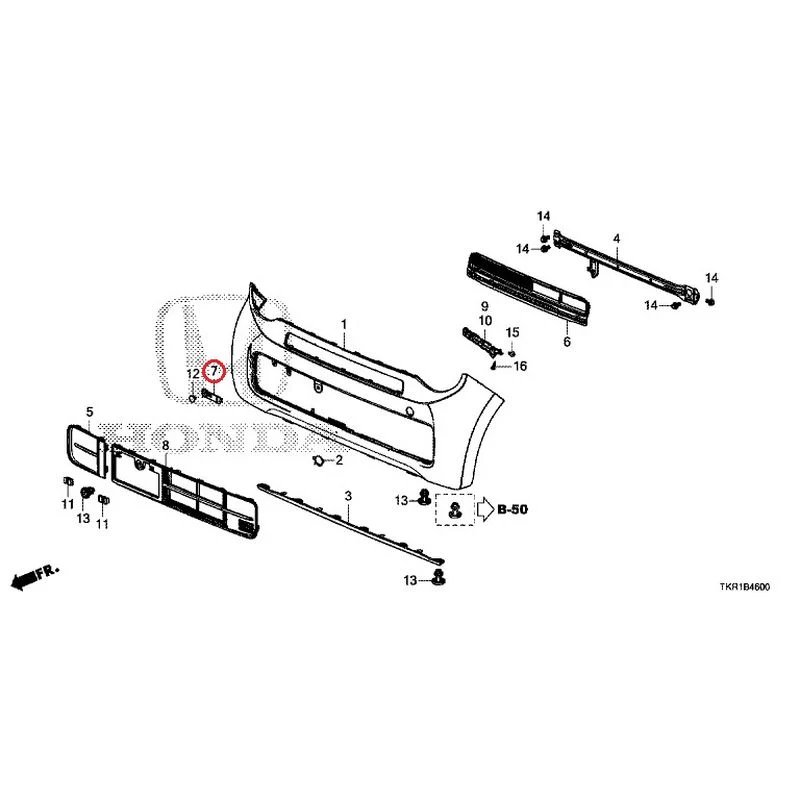 [NEW] JDM HONDA N-WGN JH3 2023 Front Bumper (1) GENUINE OEM - Image 18